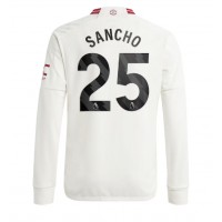 Dres Manchester United Jadon Sancho #25 Tretina 2023-24 Dlhy Rukáv